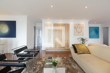 Sala  de apartamento à venda com 3 quartos, 192m² em Chácara Califórnia, São Paulo