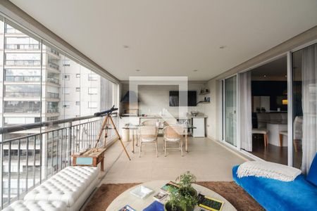 Varanda Gourmet  de apartamento à venda com 3 quartos, 192m² em Chácara Califórnia, São Paulo