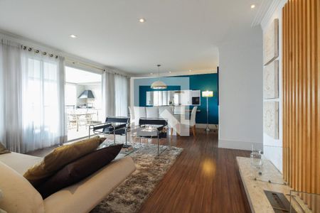Sala  de apartamento à venda com 3 quartos, 192m² em Chácara Califórnia, São Paulo