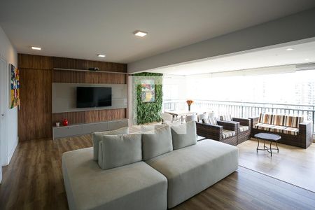 Sala  de apartamento para alugar com 3 quartos, 126m² em Vila Andrade, São Paulo