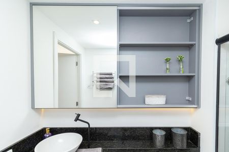 Studio para alugar com 33m², 1 quarto e sem vaga Studio para alugar com 33m², 1 quarto e sem vagaBanheiro