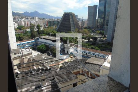 Vista do Quarto de apartamento à venda com 1 quarto, 32m² em  Centro, Rio de Janeiro, Rio de Janeiro