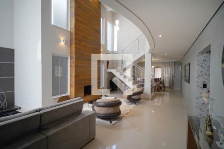Sala de casa de condomínio para alugar com 3 quartos, 420m² em Jardim Residencial Vicente de Moraes, Sorocaba