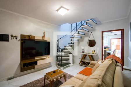 Sala de casa à venda com 2 quartos, 123m² em Vila Bastos, Santo André