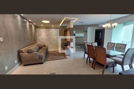 Sala de apartamento para alugar com 3 quartos, 123m² em Parque das Nações, Santo André
