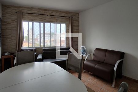 Sala de apartamento para alugar com 1 quarto, 43m² em Jardim Imperador, Praia Grande