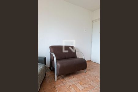 Sala de apartamento para alugar com 1 quarto, 43m² em Jardim Imperador, Praia Grande