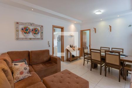 Sala de apartamento à venda com 3 quartos, 94m² em Ana Lúcia, Belo Horizonte