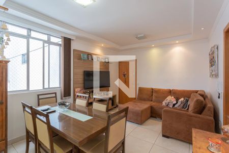 Sala de apartamento à venda com 3 quartos, 94m² em Ana Lúcia, Belo Horizonte