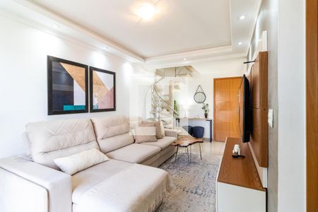 Sala de apartamento à venda com 3 quartos, 130m² em Vila Inglesa, São Paulo