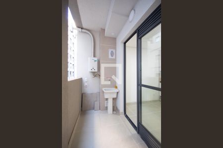 Apartamento para alugar com 32m², 1 quarto e 1 vaga Apartamento para alugar com 32m², 1 quarto e 1 vagaSacada e Área de Serviço