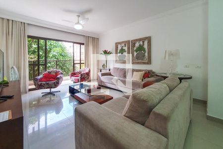 Sala de apartamento para alugar com 3 quartos, 126m² em Balneario Guarujá, Guarujá