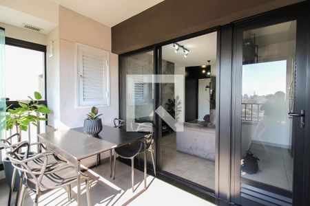 Varanda da Sala de apartamento à venda com 2 quartos, 57m² em Brás, São Paulo