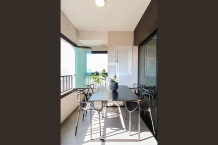 Varanda da Sala de apartamento à venda com 2 quartos, 57m² em Brás, São Paulo