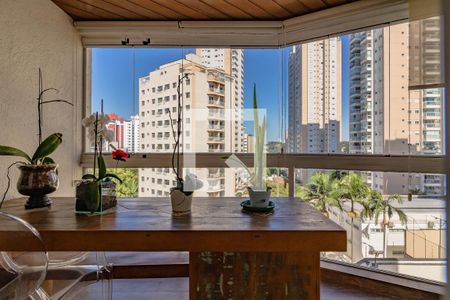 Varanda de apartamento à venda com 3 quartos, 150m² em Vila Alexandria, São Paulo