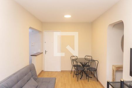 Sala de apartamento para alugar com 1 quarto, 44m² em  Bela Vista, São Paulo