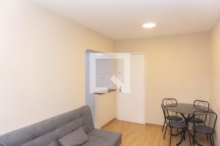 Sala de apartamento para alugar com 1 quarto, 44m² em  Bela Vista, São Paulo