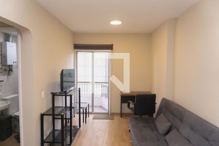 Sala de apartamento para alugar com 1 quarto, 44m² em  Bela Vista, São Paulo