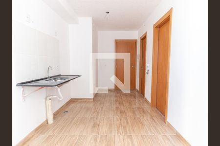 Sala e Cozinha de apartamento à venda com 1 quarto, 25m² em Belenzinho, São Paulo