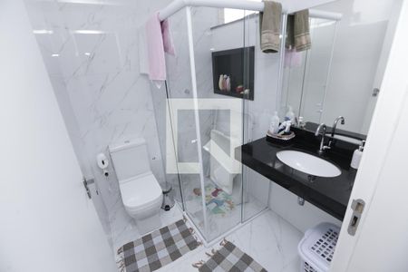 Banheiro Social de apartamento à venda com 3 quartos, 89m² em Tirol (barreiro), Contagem