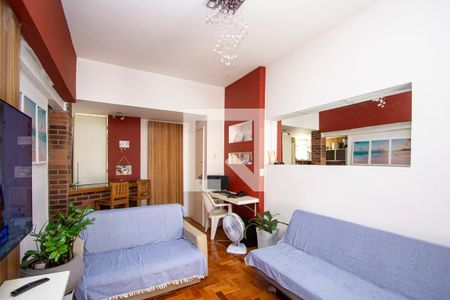 Sala de apartamento à venda com 1 quarto, 55m² em Icaraí, Niterói