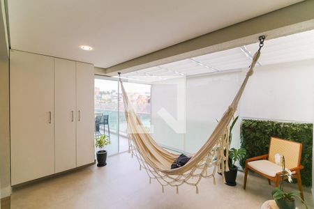 Varanda da Sala de apartamento à venda com 3 quartos, 110m² em Vila Andrade, São Paulo
