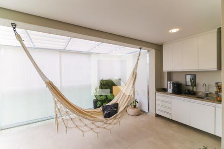 Varanda da Sala de apartamento à venda com 3 quartos, 110m² em Vila Andrade, São Paulo