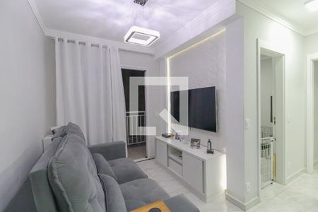 Sala de apartamento para alugar com 2 quartos, 52m² em Jardim Lacerda, Jundiaí