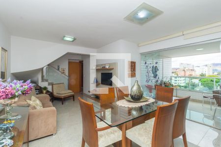 Sala de apartamento para alugar com 4 quartos, 266m² em Santa Ines, Belo Horizonte