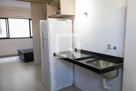 Studio para alugar com 45m², 1 quarto e sem vaga Studio para alugar com 45m², 1 quarto e sem vagaCozinha e Área de Serviço