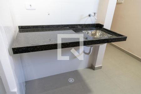 Studio para alugar com 45m², 1 quarto e sem vaga Studio para alugar com 45m², 1 quarto e sem vagaCozinha e Área de Serviço