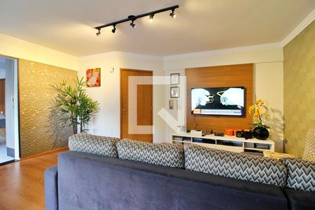 Sala de apartamento à venda com 3 quartos, 109m² em Campestre, Santo André