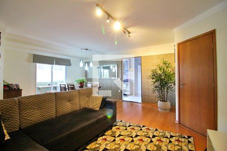 Sala de apartamento à venda com 3 quartos, 109m² em Campestre, Santo André