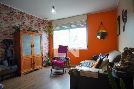 Sala  de apartamento à venda com 3 quartos, 94m² em São Geraldo, Porto Alegre