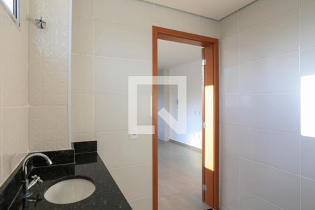 Banheiro de apartamento à venda com 1 quarto, 54m² em Santo Antônio, Belo Horizonte