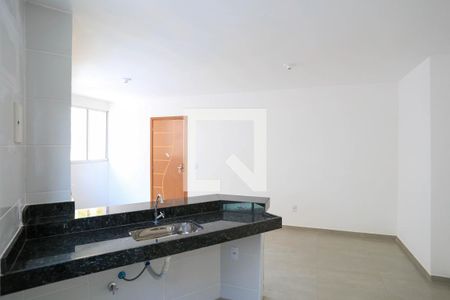 Sala/Cozinha de apartamento à venda com 2 quartos, 43m² em Santo Antônio, Belo Horizonte