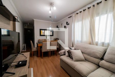 Sala de apartamento à venda com 3 quartos, 83m² em Jardim, Santo André