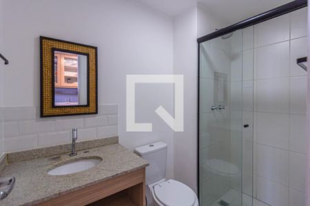 Banheiro de kitnet/studio à venda com 1 quarto, 24m² em Consolação, São Paulo