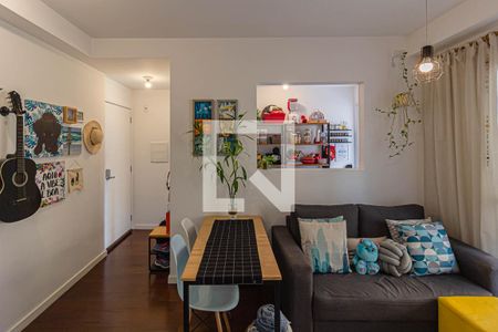 Sala de apartamento à venda com 1 quarto, 42m² em Consolação, São Paulo