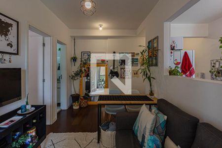 Sala de apartamento à venda com 1 quarto, 42m² em Consolação, São Paulo