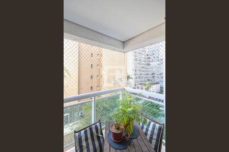Varanda da Sala de apartamento à venda com 1 quarto, 42m² em Consolação, São Paulo