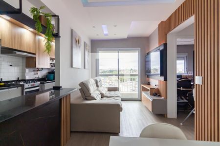 Sala de apartamento à venda com 2 quartos, 49m² em Jaguaribe, Osasco
