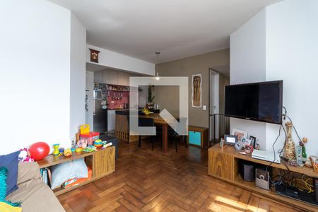 Sala de Estar de apartamento à venda com 3 quartos, 69m² em Jardim Santa Inês, São Paulo