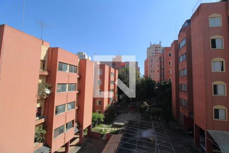 Vista da sacada de apartamento à venda com 1 quarto, 42m² em Jardim Ubirajara, São Paulo