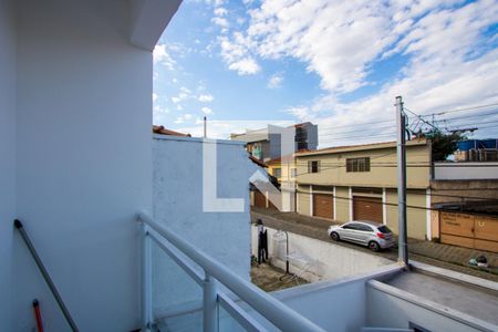 Varanda do quarto 1 de apartamento para alugar com 2 quartos, 60m² em Vila Linda, Santo André