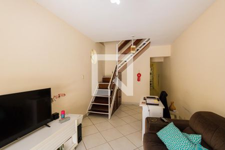 Sala de casa de condomínio à venda com 3 quartos, 96m² em Freguesia de Jacarepaguá, Rio de Janeiro