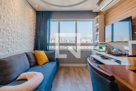 Sala de apartamento à venda com 2 quartos, 58m² em Menino Deus, Porto Alegre