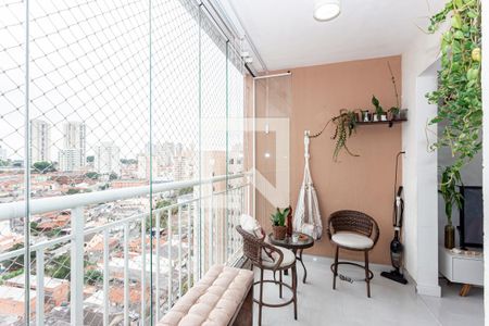 Varanda gourmet de apartamento à venda com 2 quartos, 58m² em Vila das Merces, São Paulo
