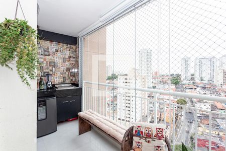 Varanda gourmet de apartamento à venda com 2 quartos, 58m² em Vila das Merces, São Paulo