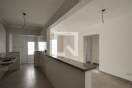 Sala de apartamento para alugar com 2 quartos, 79m² em Aviação, Praia Grande